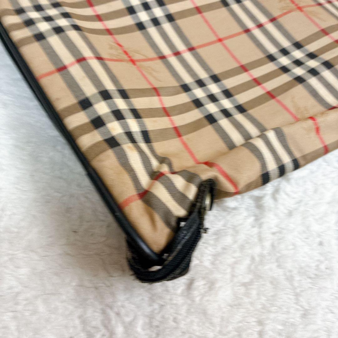 Burberry バーバリー　ガーメントバッグ ノバチェック　シャドーホース