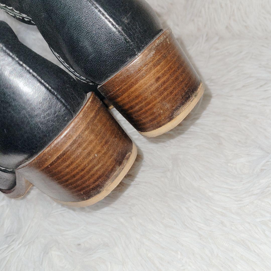 Chloe/クロエ ロングブーツ　Vibram ヒール バックル スタッズ