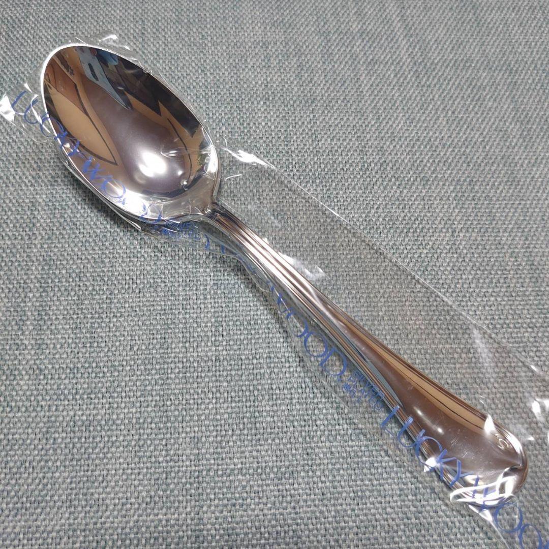 LUCKY WOOD 洋白銀器 EPNS ロムネー カトラリー4本セット未開封