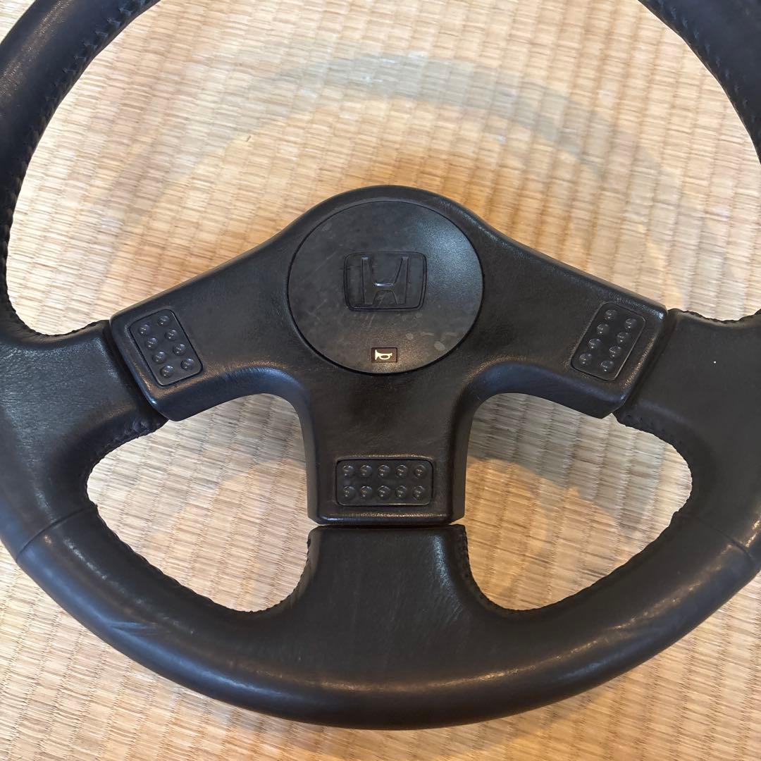 当時もの　激レア　希少　グランドシビックEF3 Si レザーステアリング