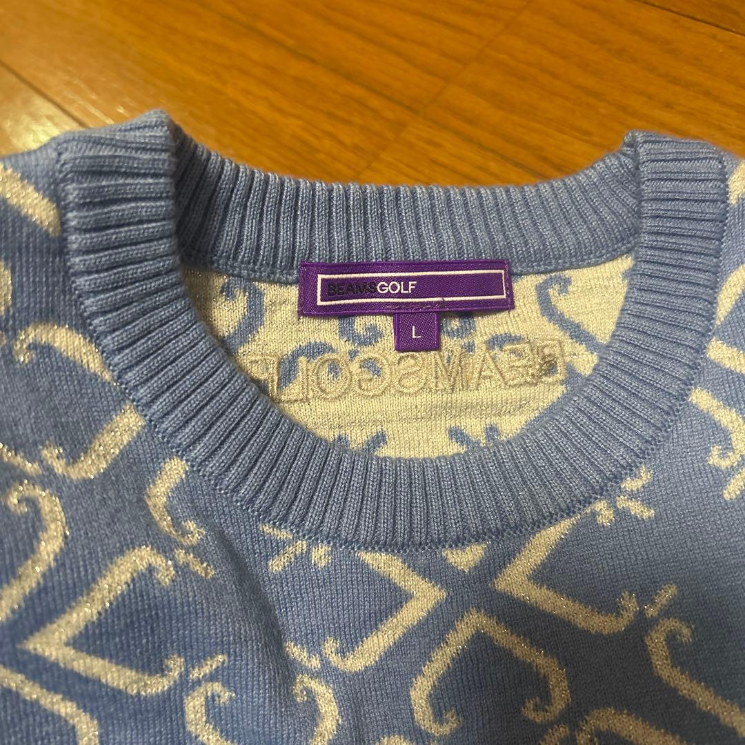 【新品未使用】BEAMS GOLF ニットセットアップ　Lサイズ