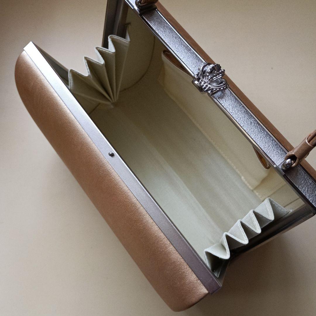 伊と忠 ピンクゴールド 和装用バッグ 箱付き　成人式　フォーマル　結婚式