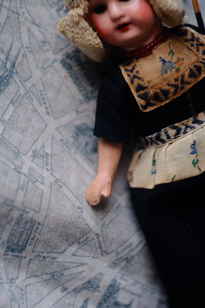 ヴィンテージ コンポジションドール ドールハウス ミニョネット オランダ