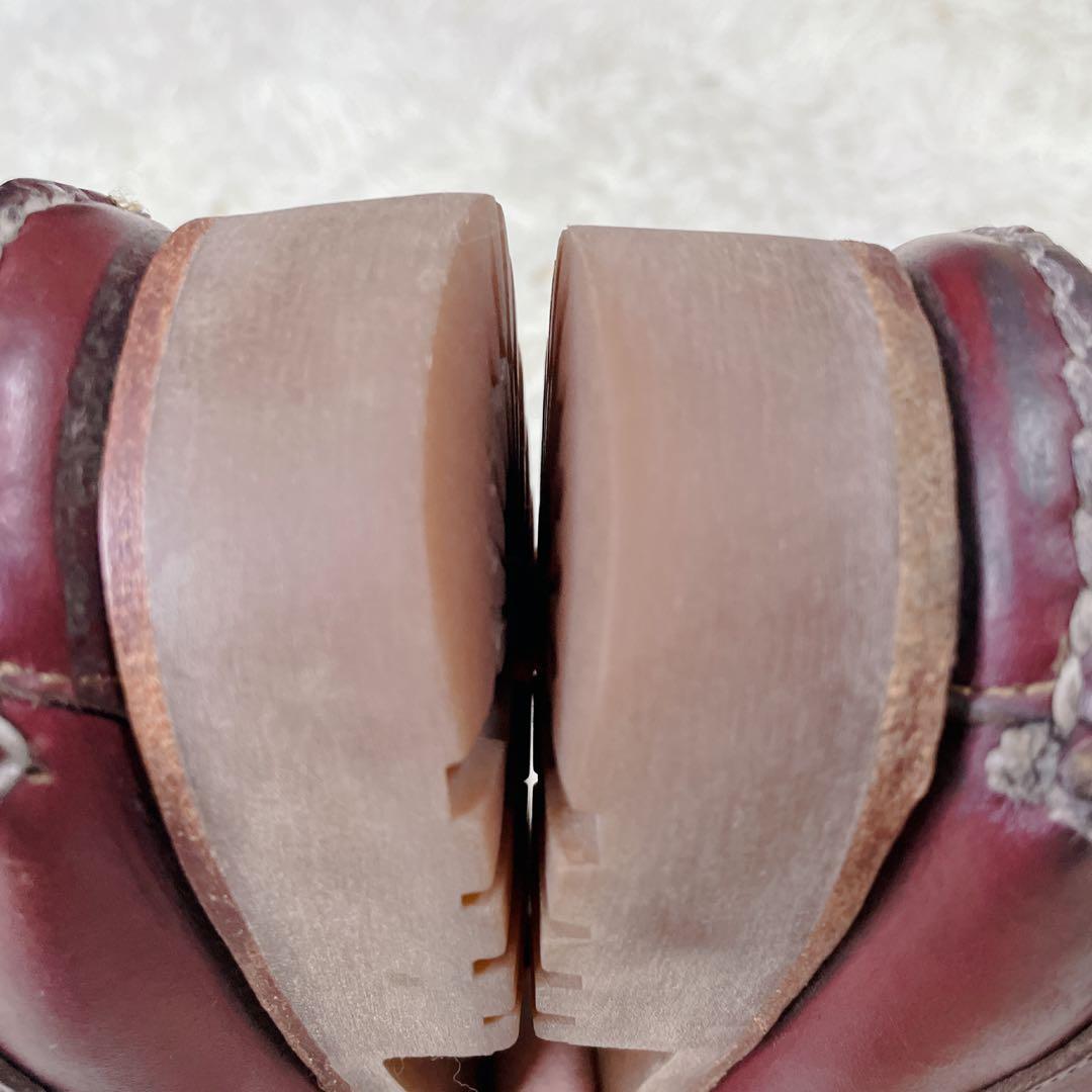 定番✨ ティンバーランド スリーアイ デッキシューズ バーガンディ