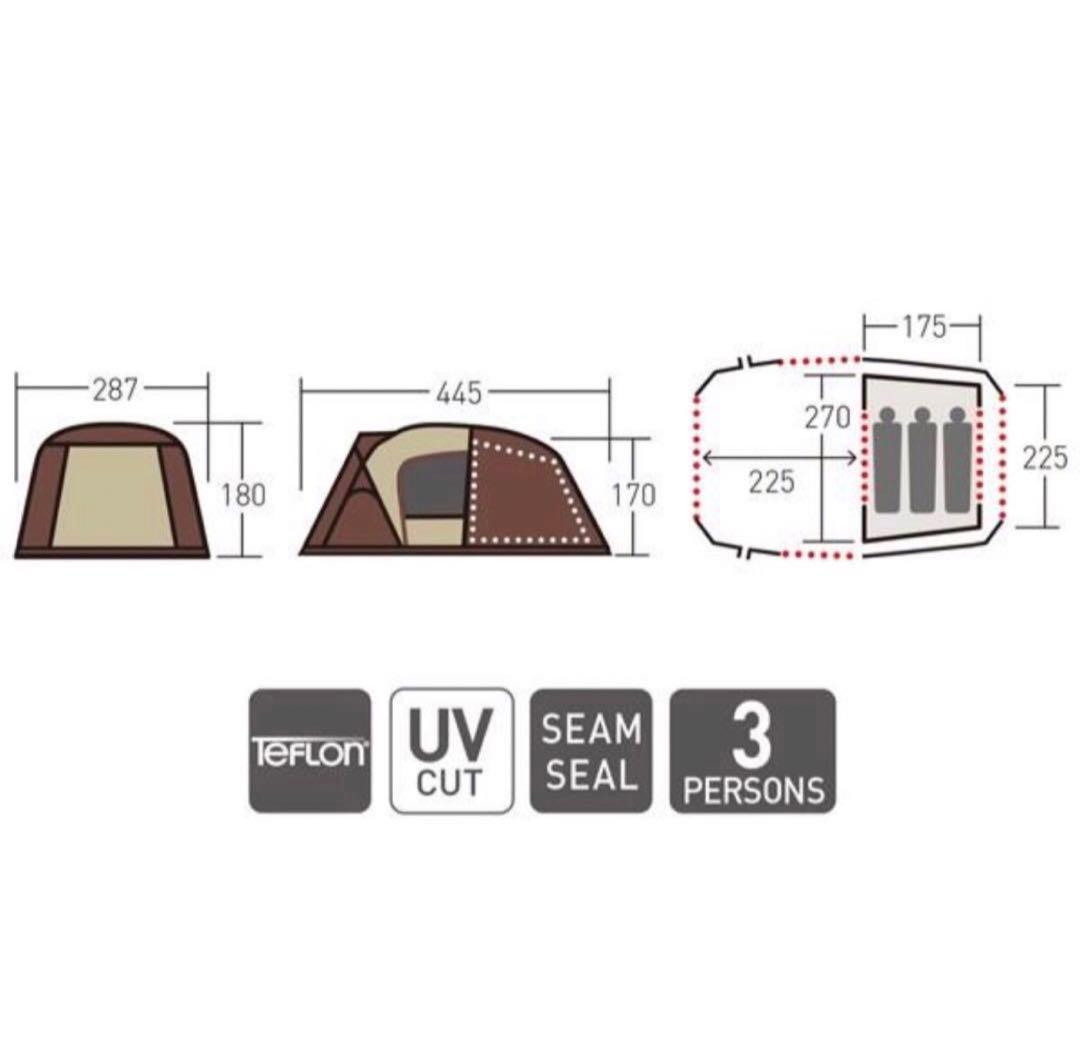 新品 ogawa ティエラリンド　テント