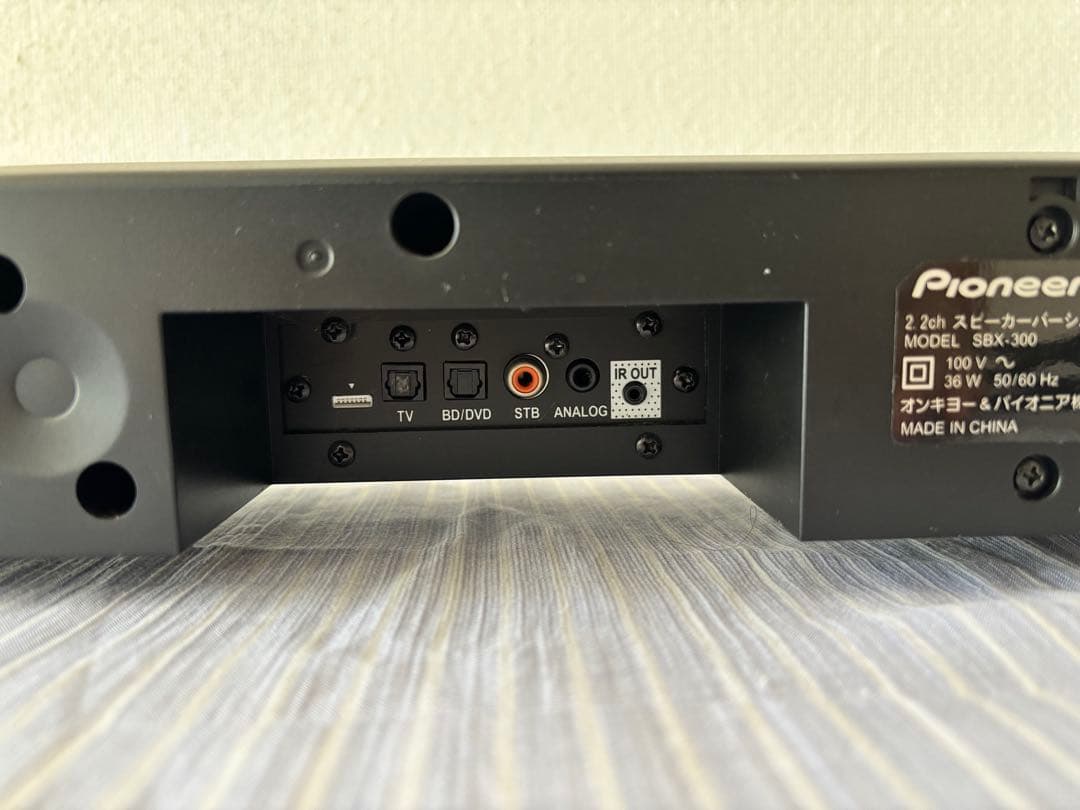 Pioneer スピーカーバーシステム　SBX-300 Bluetooth対応