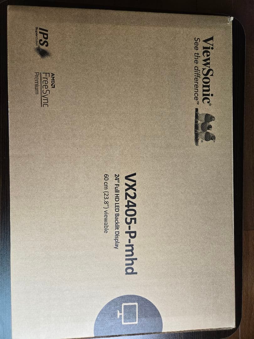 viewsonic vx2405-p-mhd-7　ゲーミングディスプレイ本体