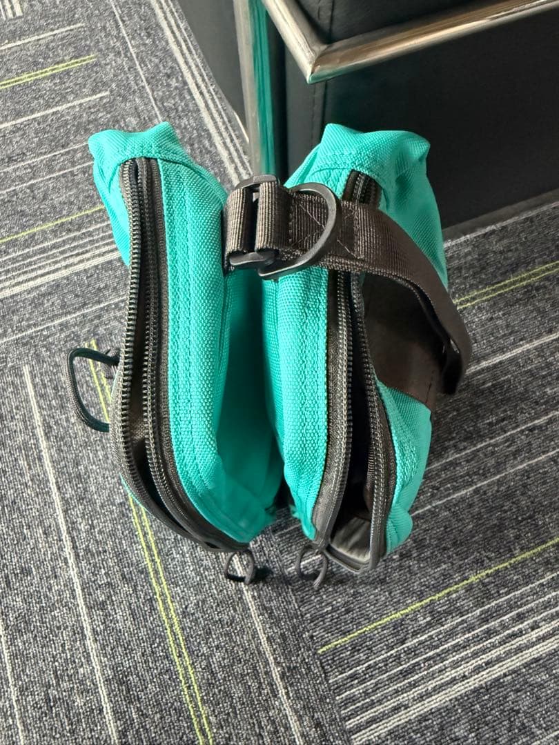 ブリーフィング　セパレート シューズ ケース エコ キャンバス ミント ブルー