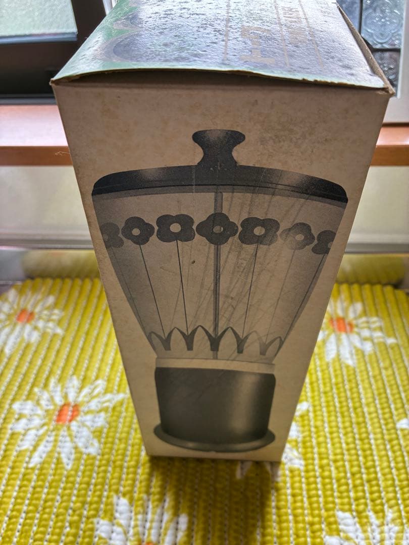 【未使用】昭和レトロポップ　花柄箸立て　TOWAトーワ　当時物　レトロ