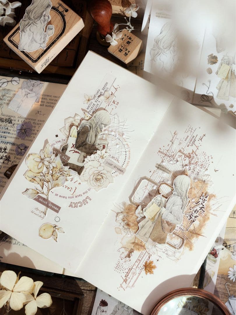 ⭐️SALE⭐️ 小白家文創《午后阳光》海外マスキングテープ　マステ 【2518】