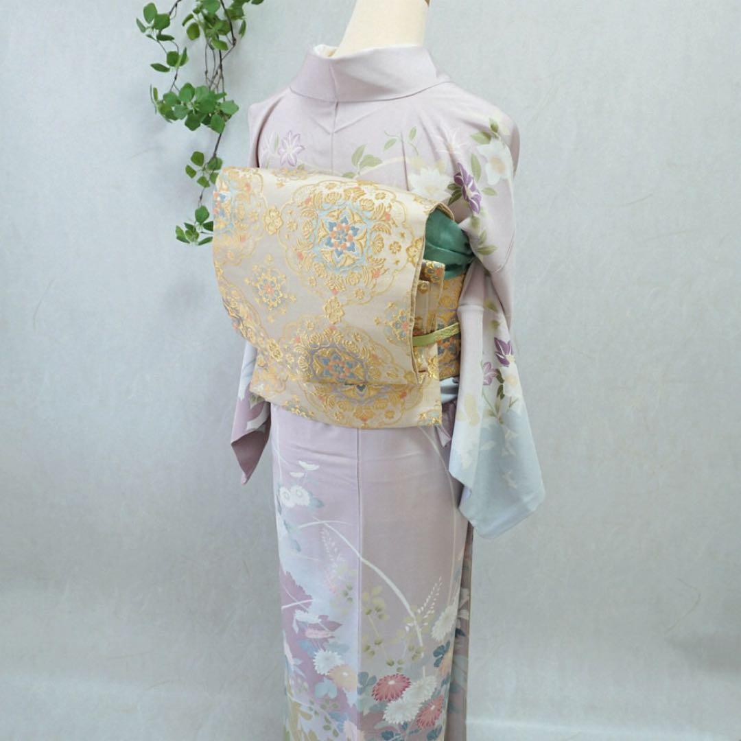 訪問着フルセット　285▪︎ 正絹　卒業式　入学式　お宮参り　七五三　披露宴