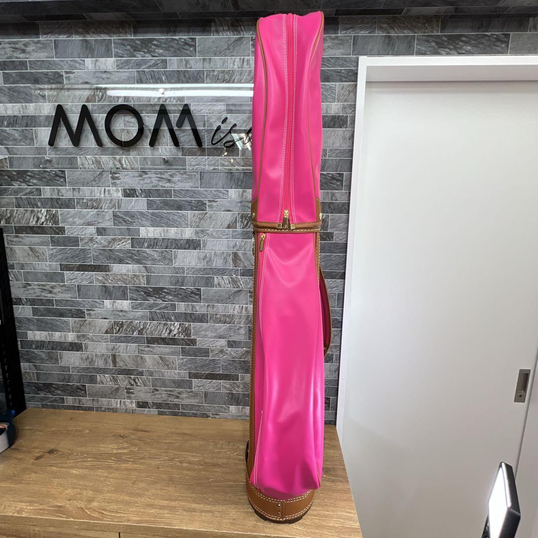 【新品】BALENCIAGA　バレンシアガ　ゴルフバッグ　ピンク　小さめ　計量