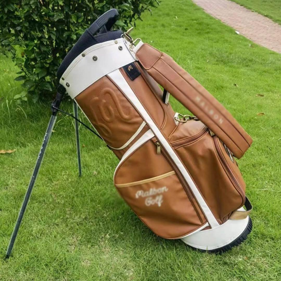 特価：漁師キャディバッグ 帽子袋 ボーケイ キャディバッグ PUレザー スポーツ