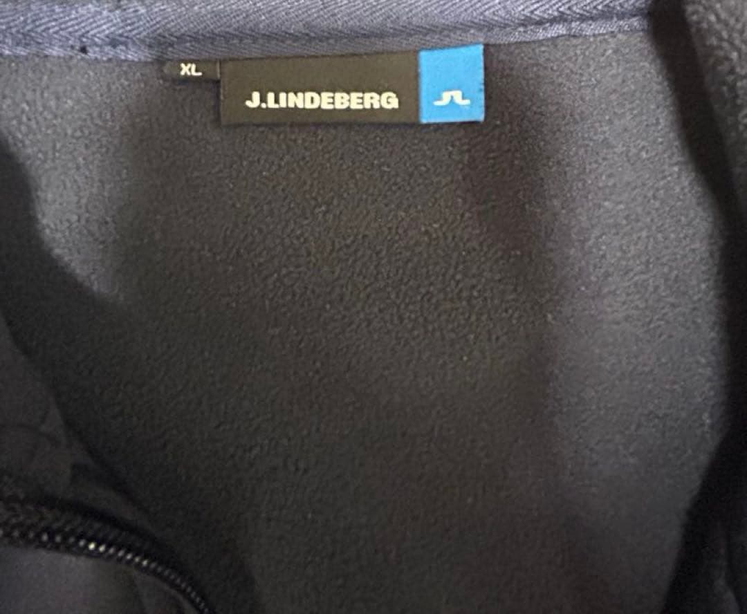 J.LINDEBERG 裏起毛 ジップパーカー ゴルフウェア メンズ XL
