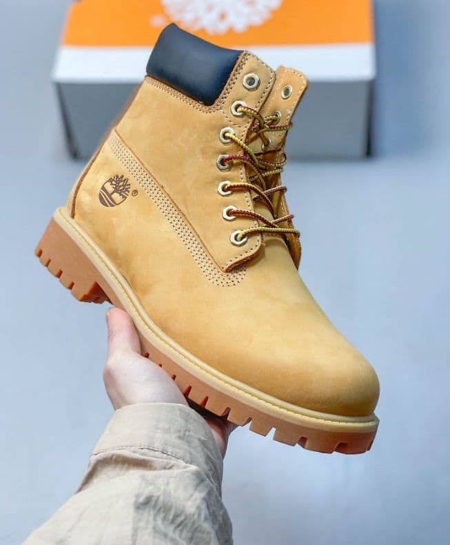 Timberland ベージュ ハイカット ワークブーツ 24cm