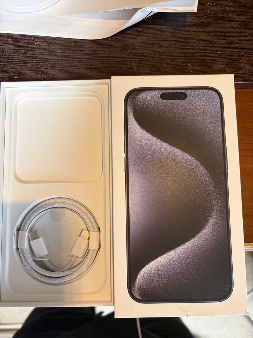 iPhone 15 Pro Max 256GB ブルーチタニウム