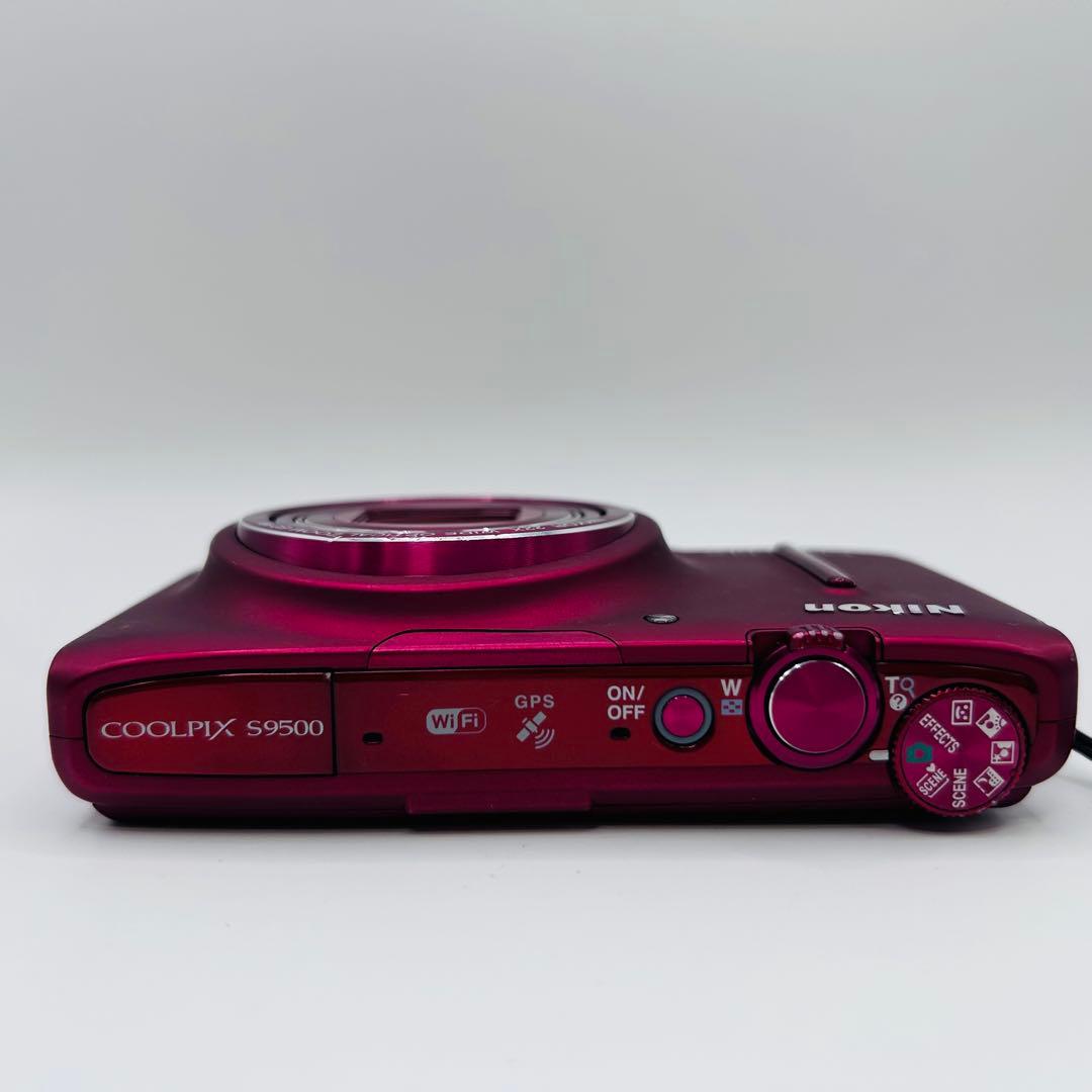 【希少】 ニコン Nikon クールピクス COOLPIX S9500 レッド