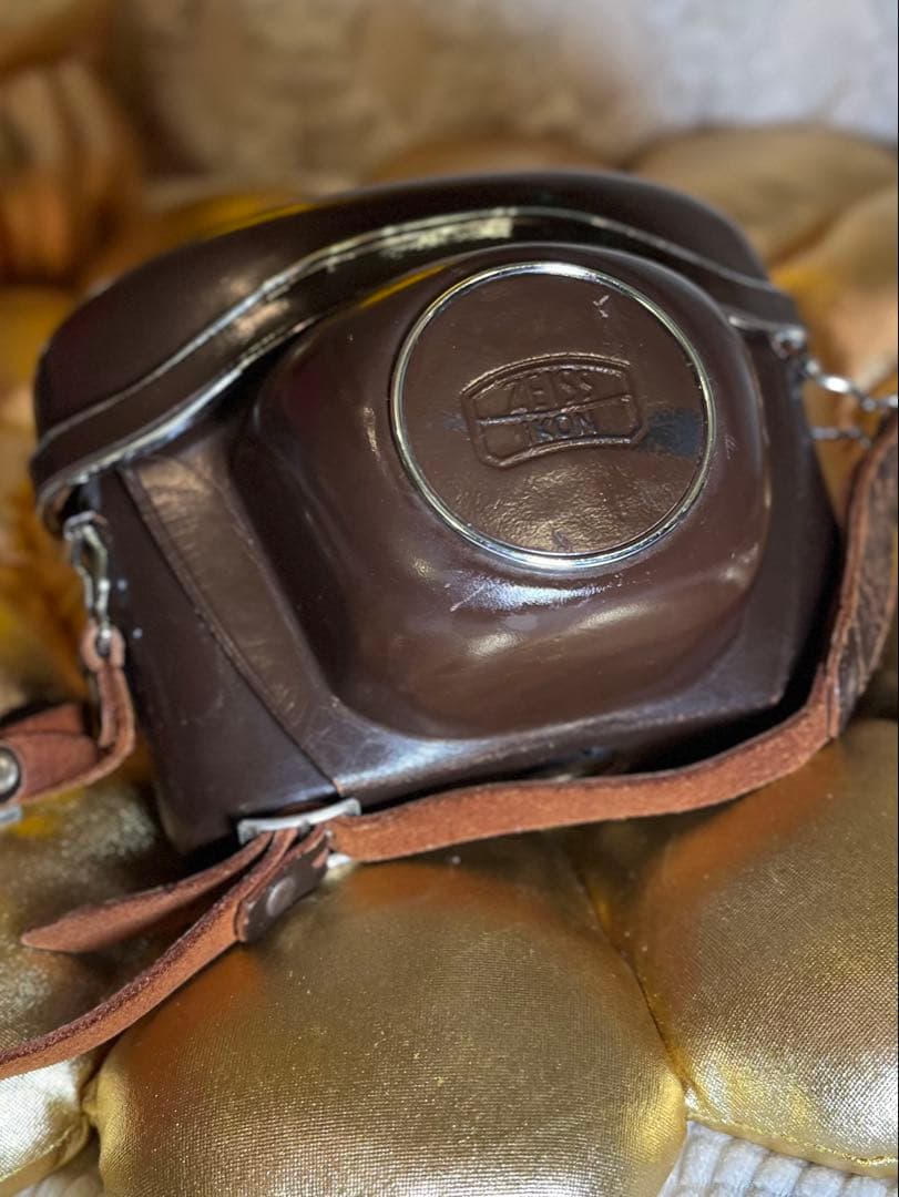 最盛期製 Contaflex Super Tessar50mm 革ケース