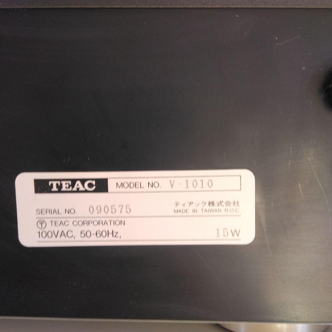 【中古品】TEAC V-1010　 CASSETTE DECK　購入当時の箱付き