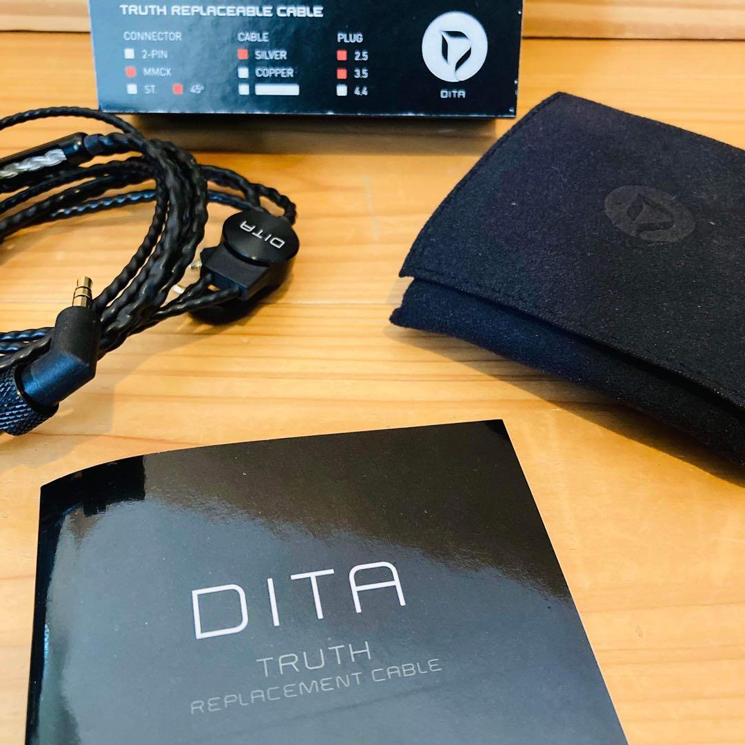 Dita Truth replacement cable シルバー