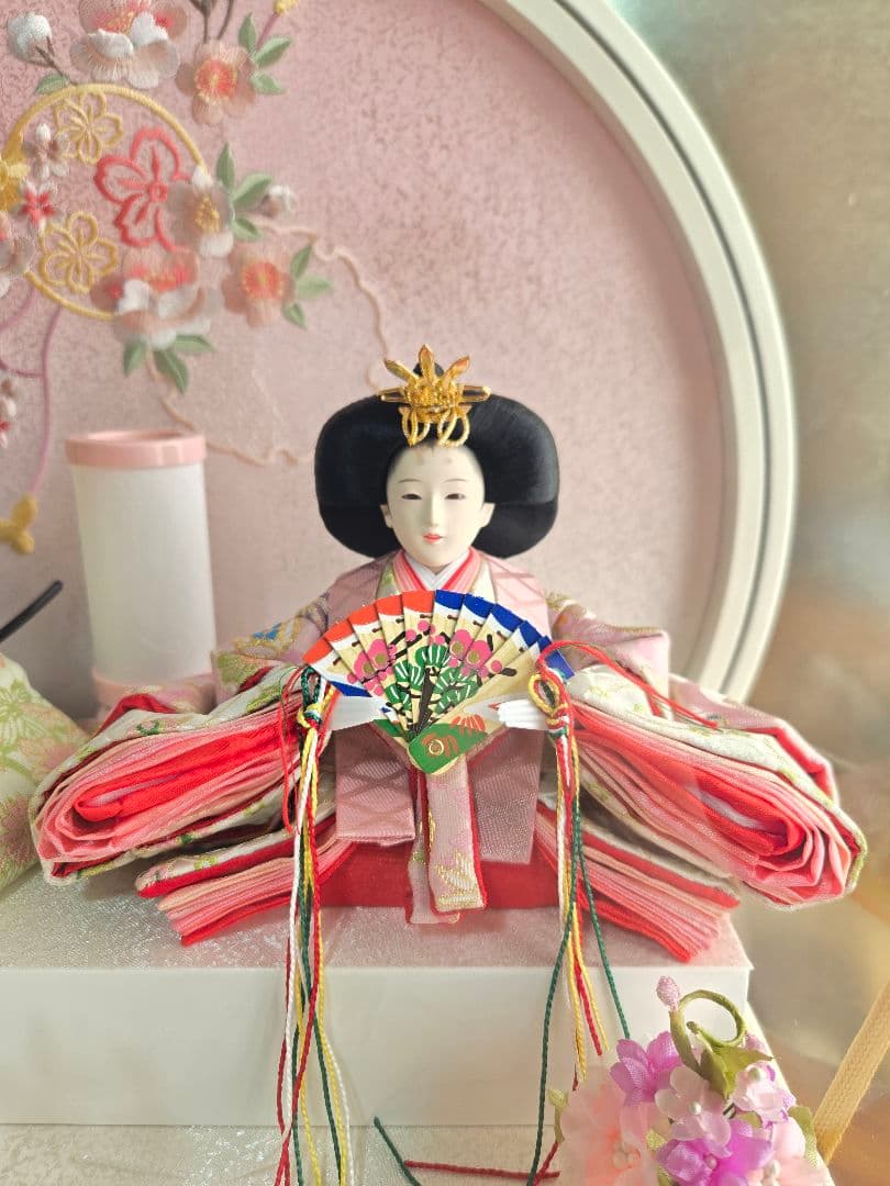 【一点限り】雛人形 ケース飾り　K64