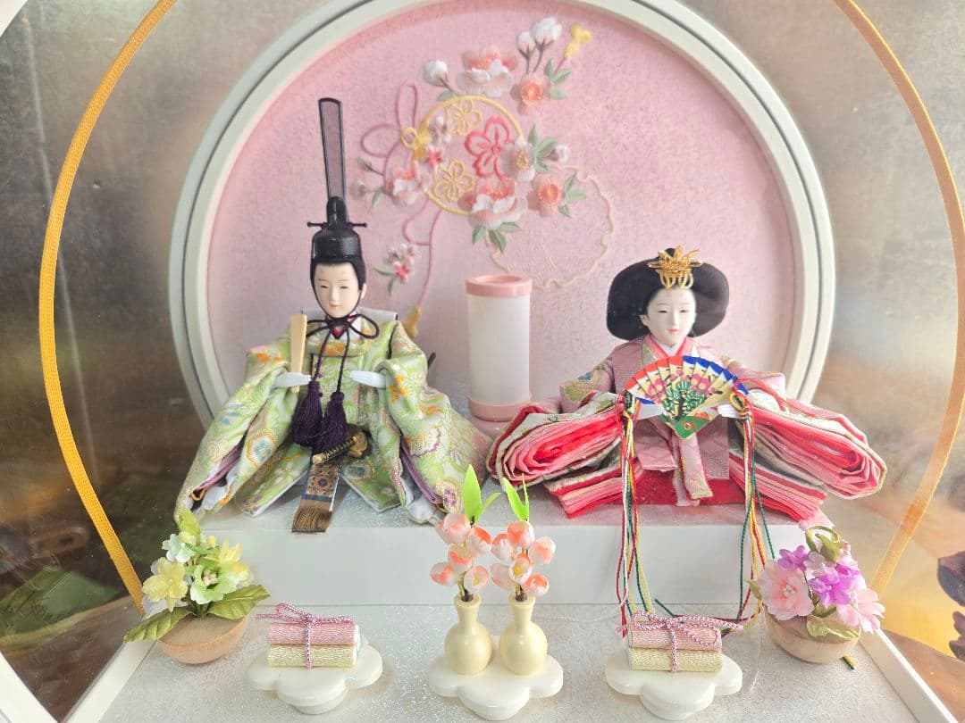 【一点限り】雛人形 ケース飾り　K64