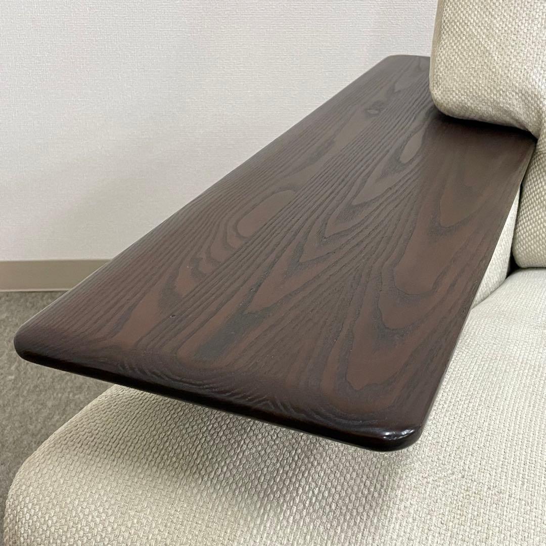 【karimoku】2人掛椅子ロングUU4512K117(2014年生産)