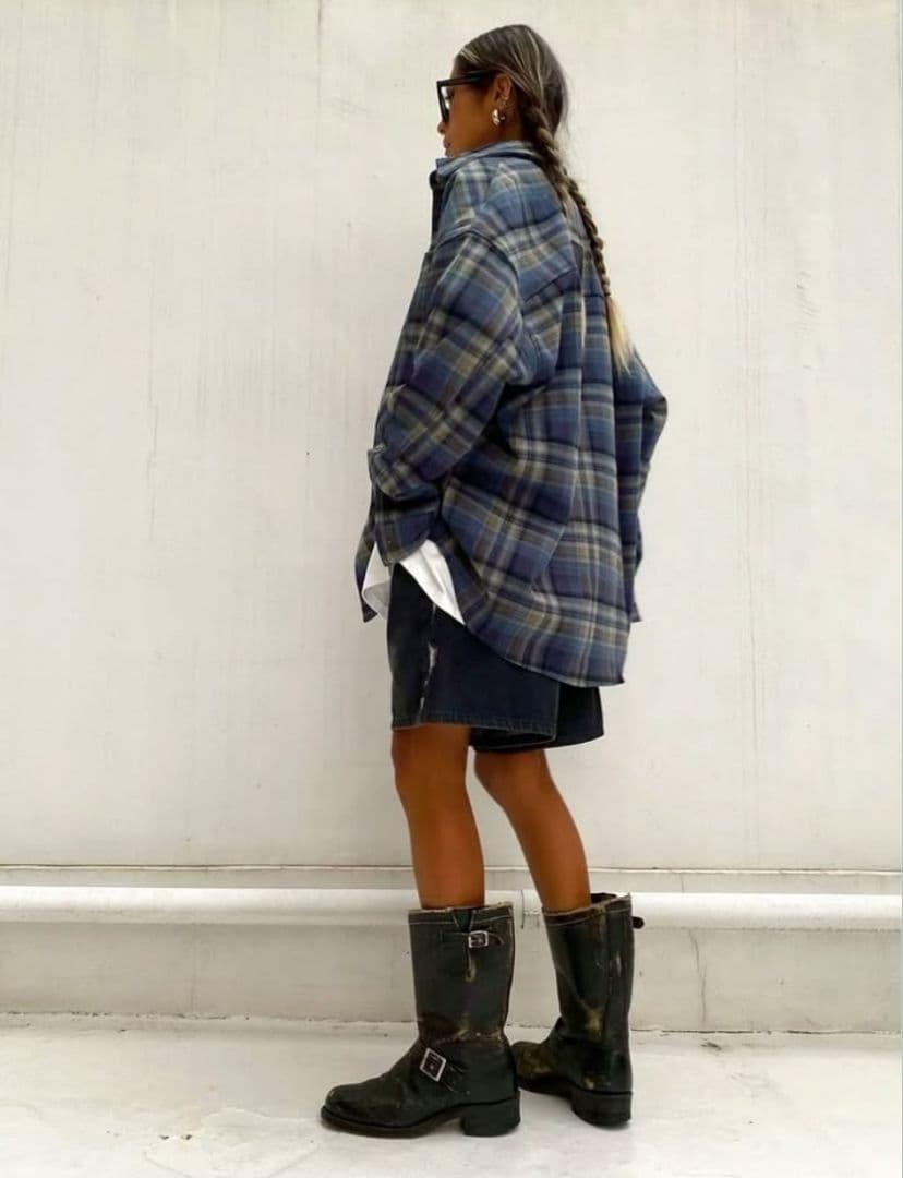 sudo　スード　裏起毛　チェックシャツJK