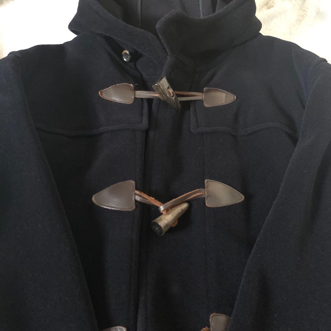 ポールスチュアート ダッフルコート ヘリンボーン XL 黒