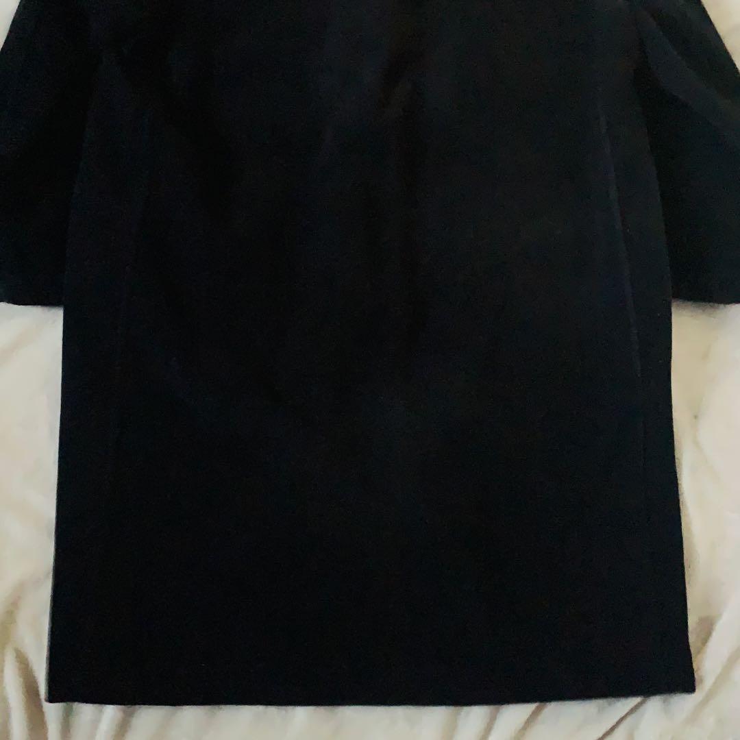 ポールスチュアート ダッフルコート ヘリンボーン XL 黒