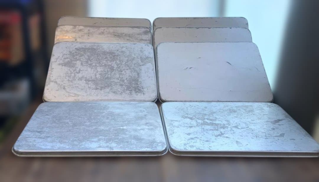 中尾アルミ アルミ製キングボックス 大60 N43-6 蓋付き 8点セット