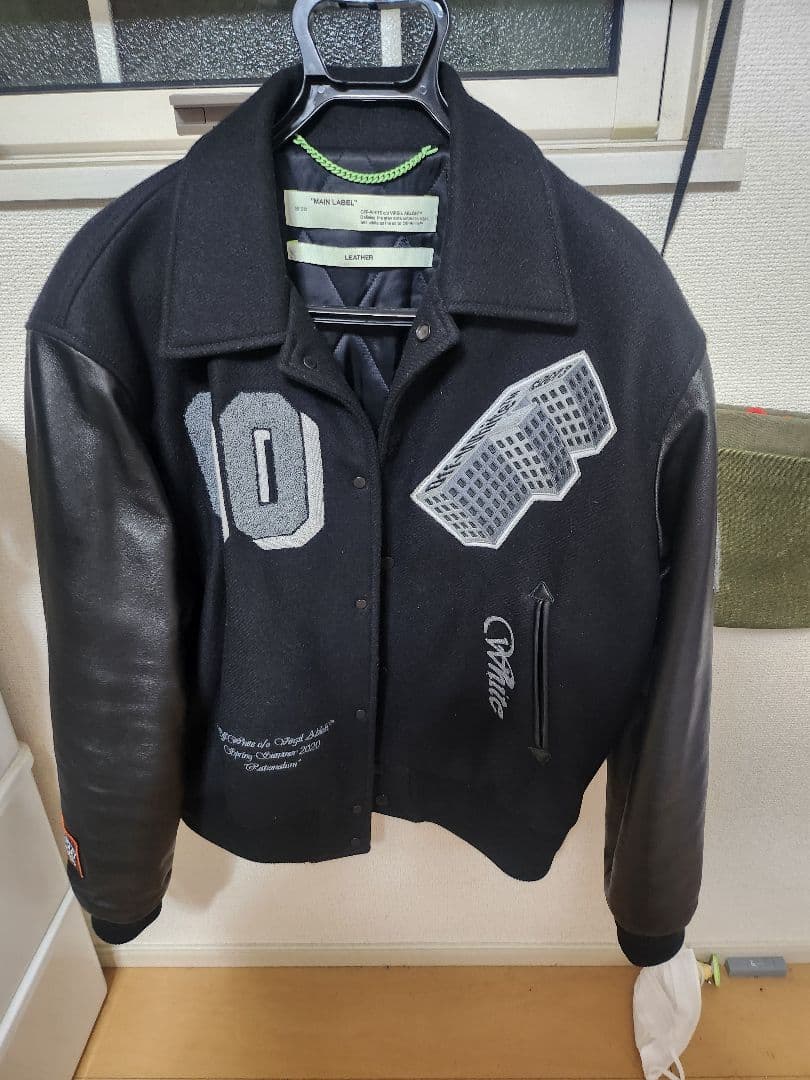 ぺ*し様 OFF-WHITE スタジャン ゴールデンレシオ