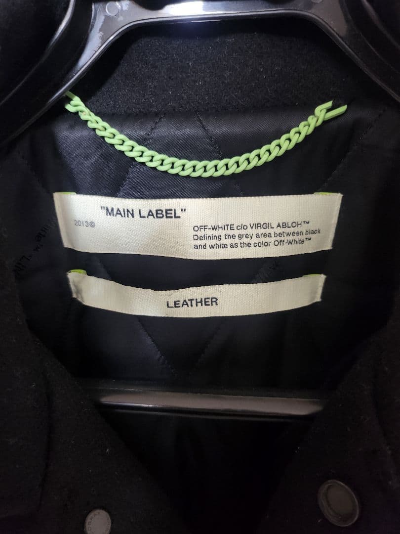 ぺ*し様 OFF-WHITE スタジャン ゴールデンレシオ