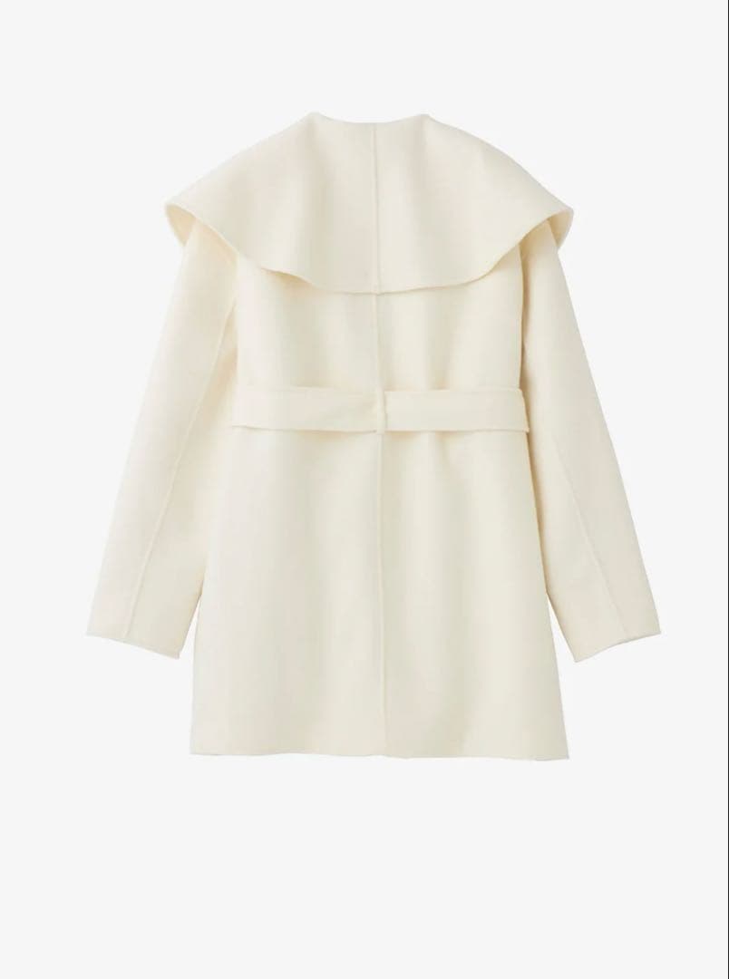 polaura ショールカラーウールミドルコート