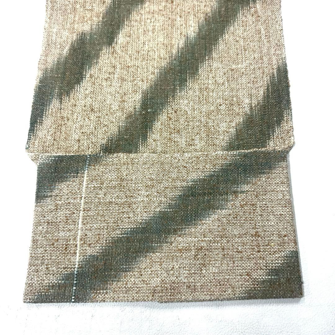 専用帯6070 5826 二点セット●出羽の織座 ぜんまい紬 高級 正絹 全通