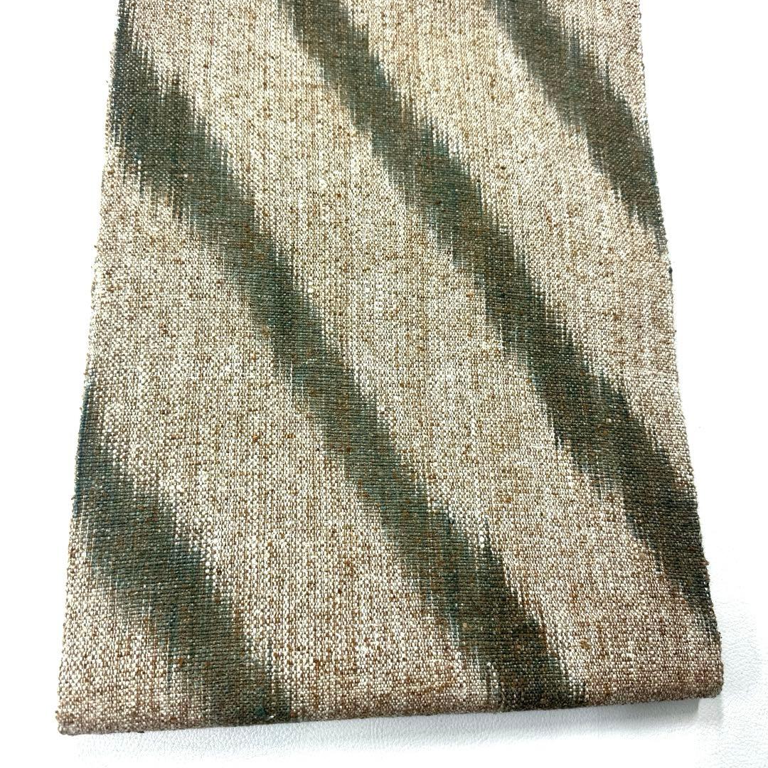 専用帯6070 5826 二点セット●出羽の織座 ぜんまい紬 高級 正絹 全通