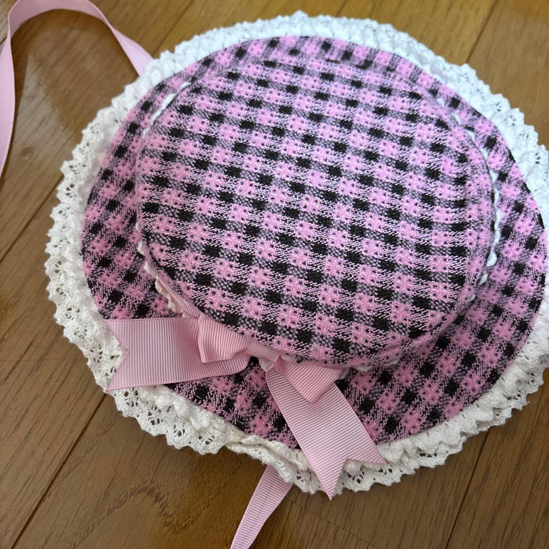 星*奨様 BODYLINEボディラインのチェック柄ワンピコート　ワンピース　姫ロ