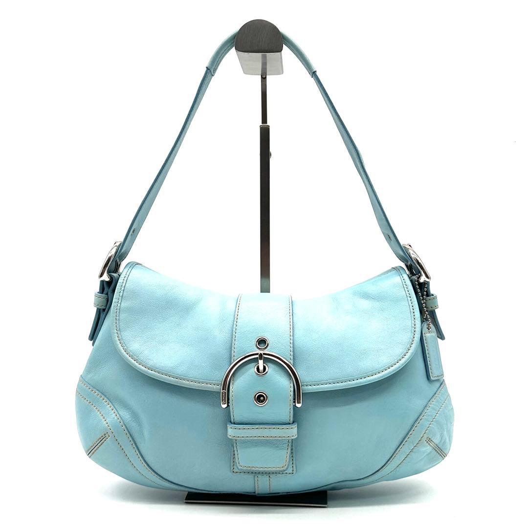 バッグ Coach Soho Shoulder Bag Light Blue