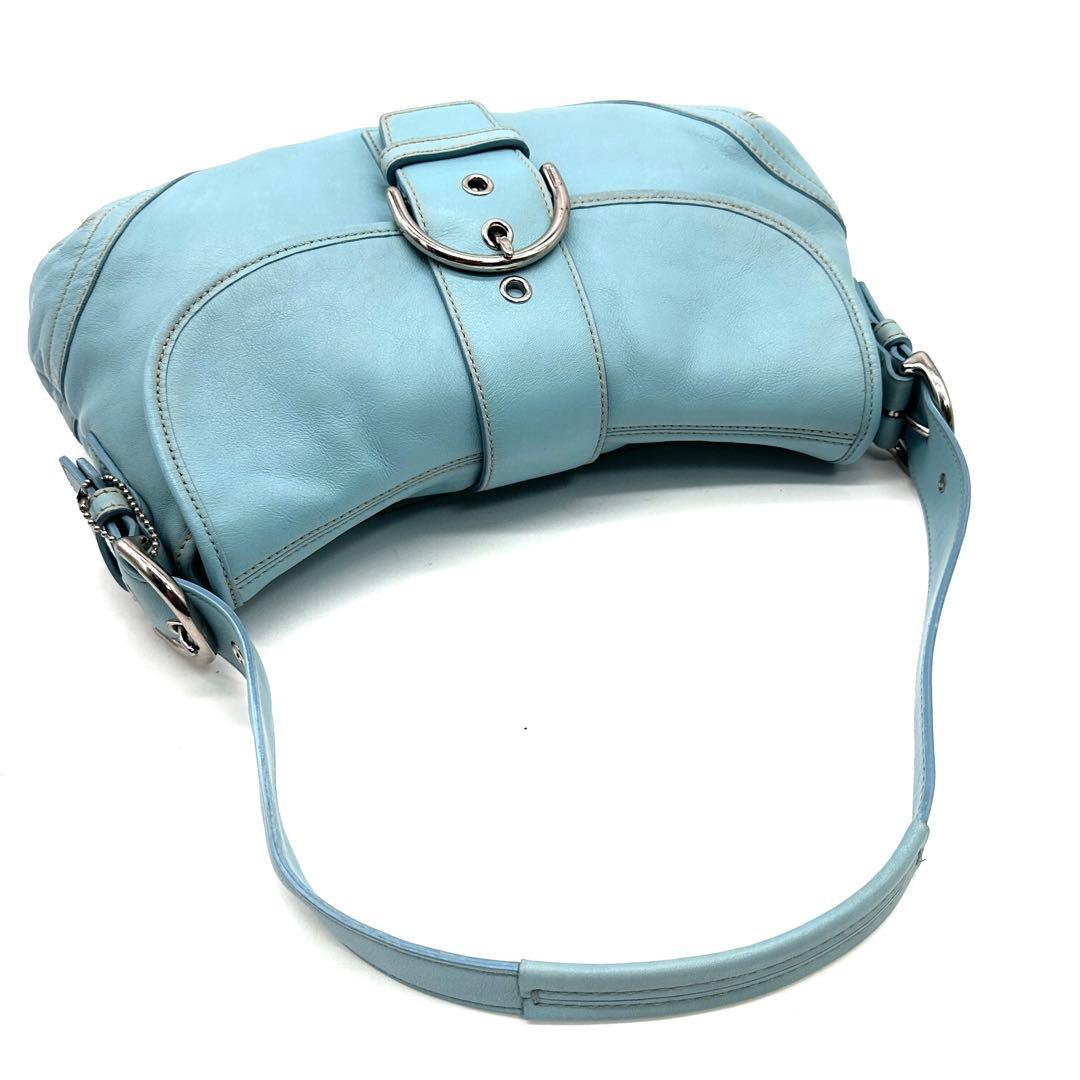 バッグ Coach Soho Shoulder Bag Light Blue