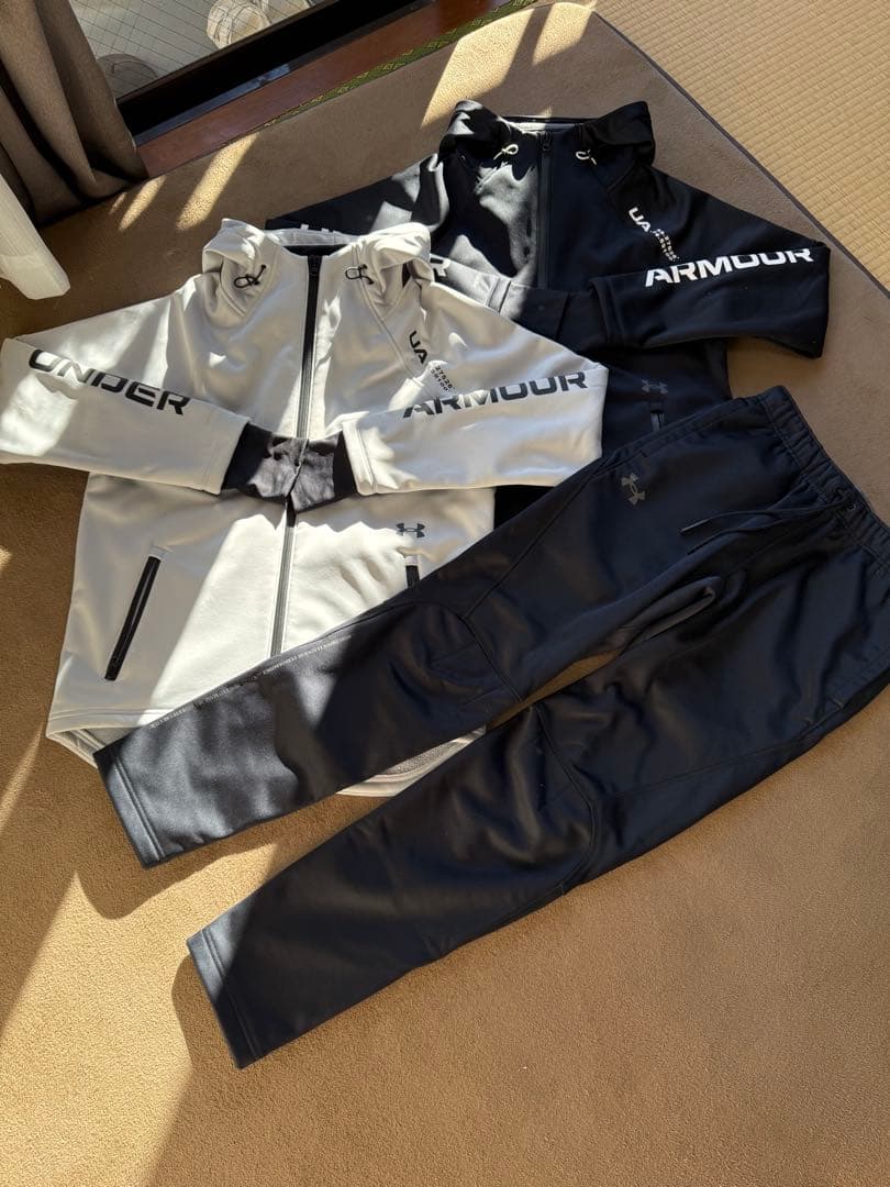 アンダーアーマー　3レイヤージャケット　上下セットアップ　ジャージ　3着　MD