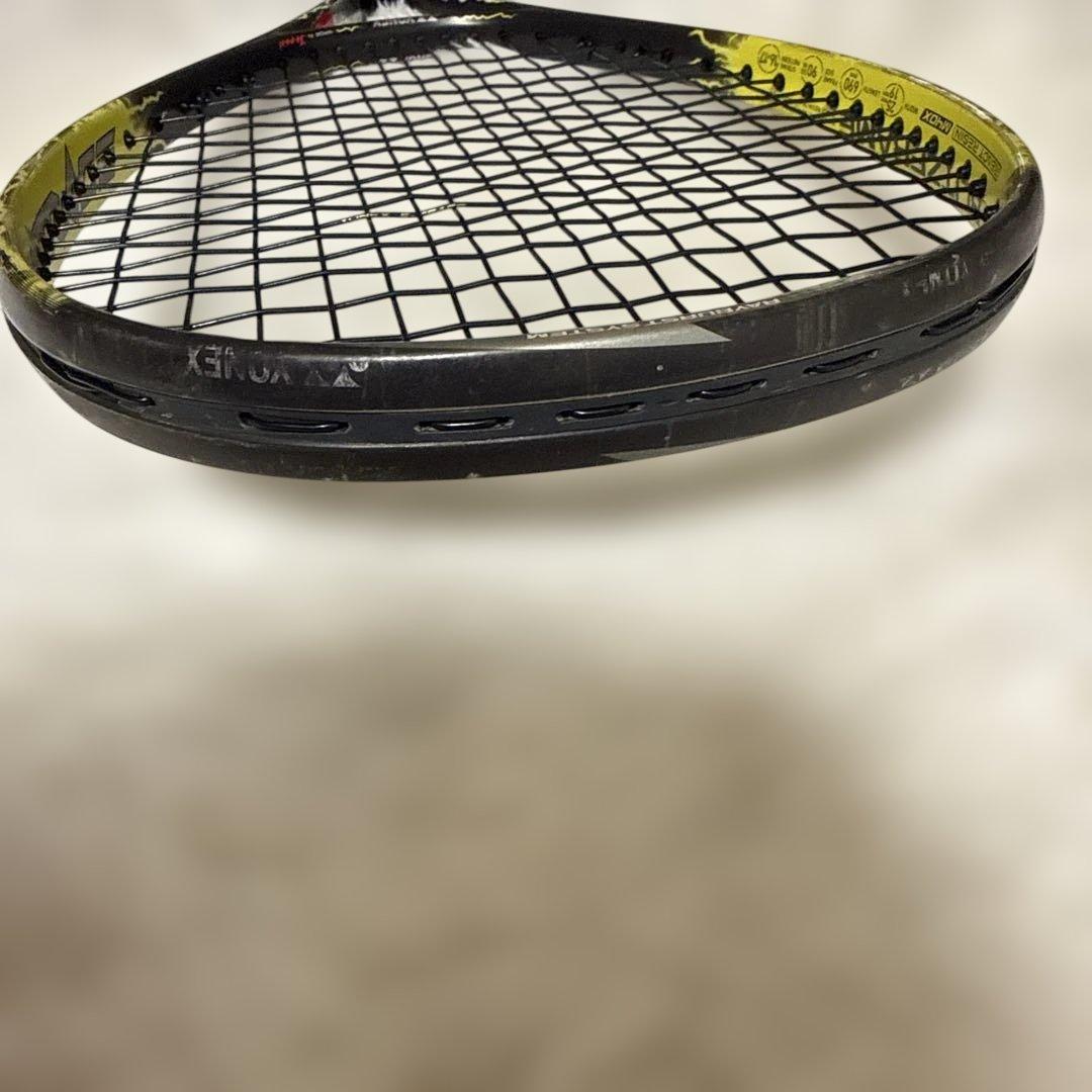 美品 ソフトテニスラケット ボルトレイジ70s YONEX ブラック/イエロー