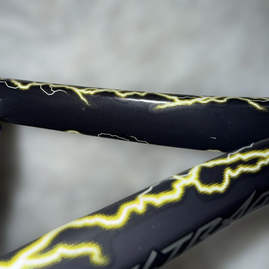 美品 ソフトテニスラケット ボルトレイジ70s YONEX ブラック/イエロー