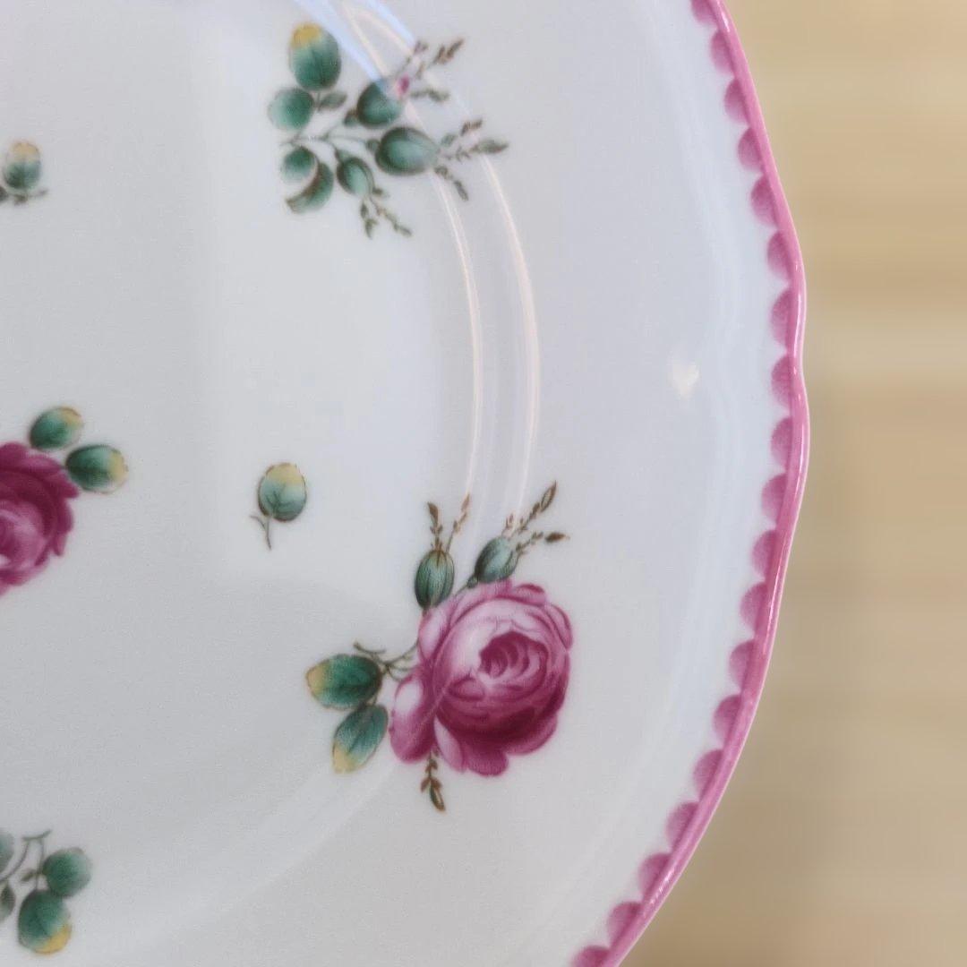 リチャードジノリアンティックローズ 17cmプレート2枚 美品