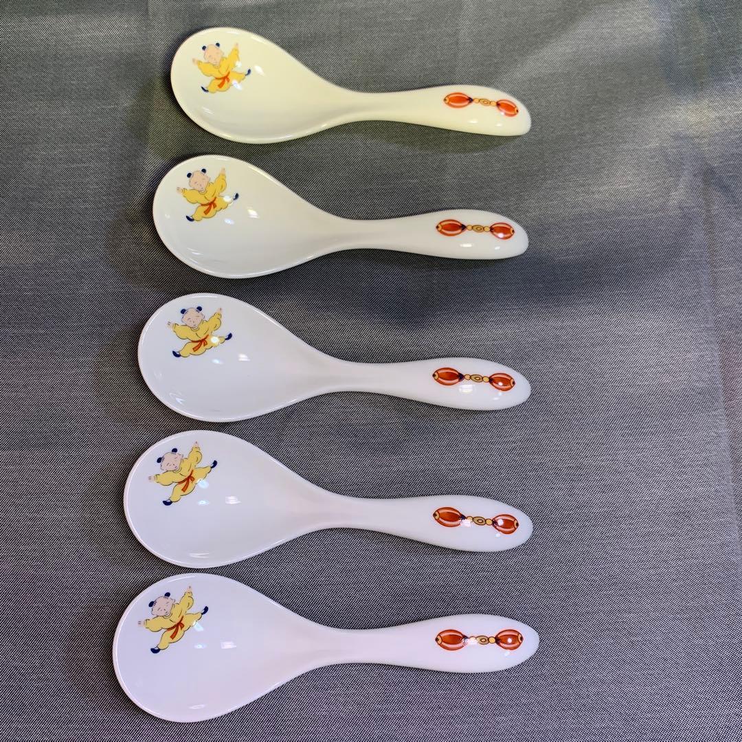 ナルミ　セット　中華　唐子　八角皿　レンゲ　豆皿　大皿　丼　プレート