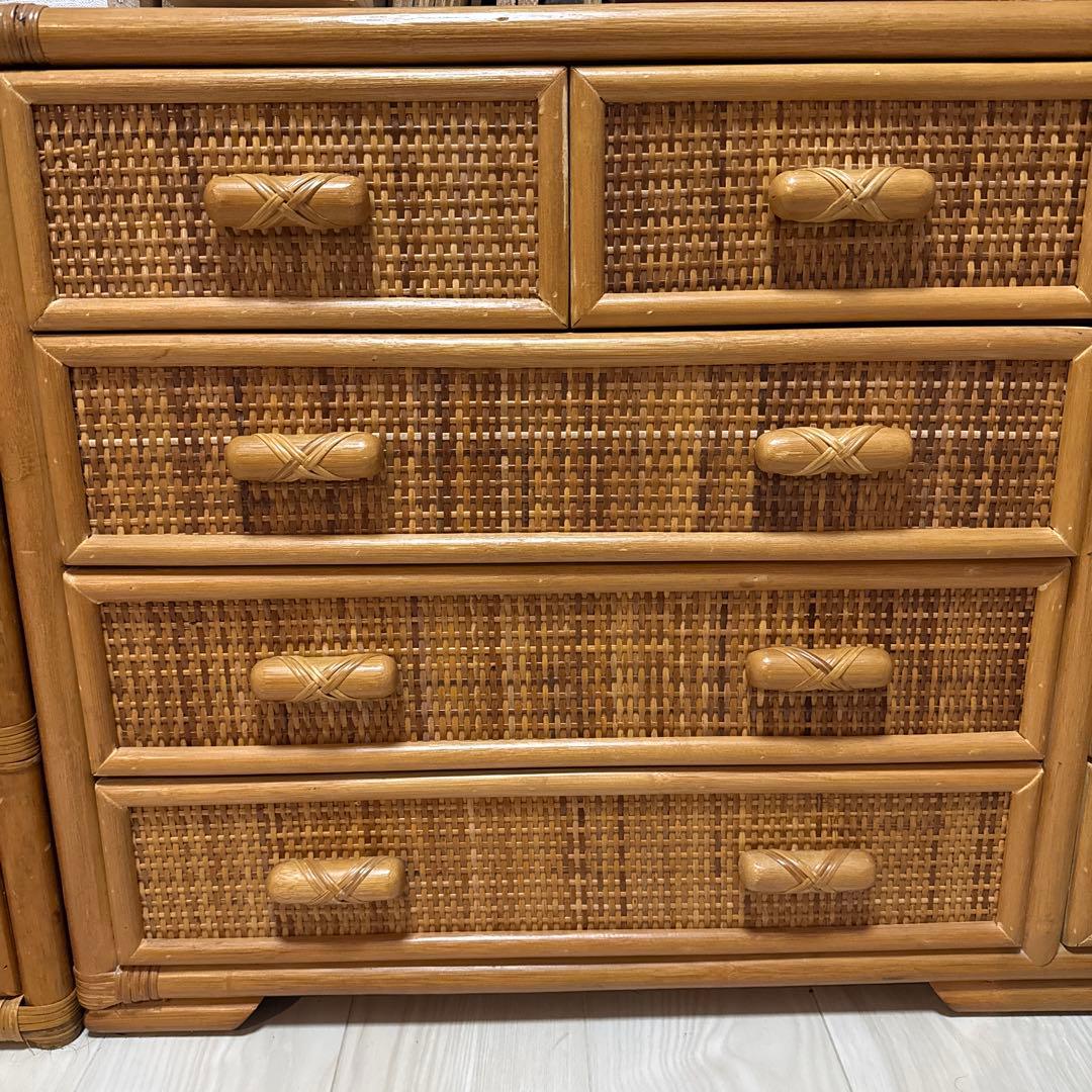 ラタン　チェスト　NISSAN製