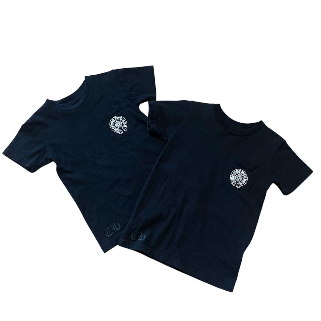 CHROME HEARTS ブラック Tシャツクロムハーツkids120130
