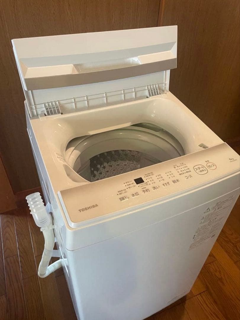 東芝電気洗濯機 AW-6GA2 6kg 2024年製
