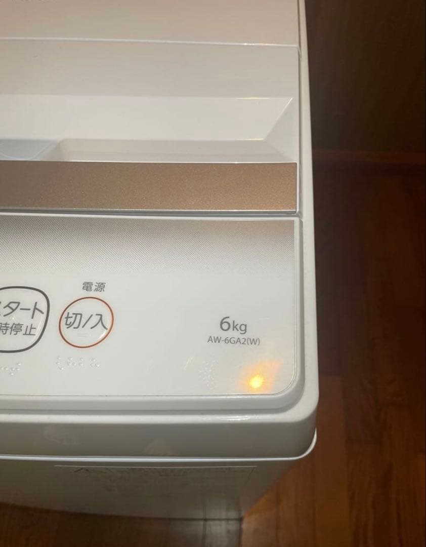東芝電気洗濯機 AW-6GA2 6kg 2024年製