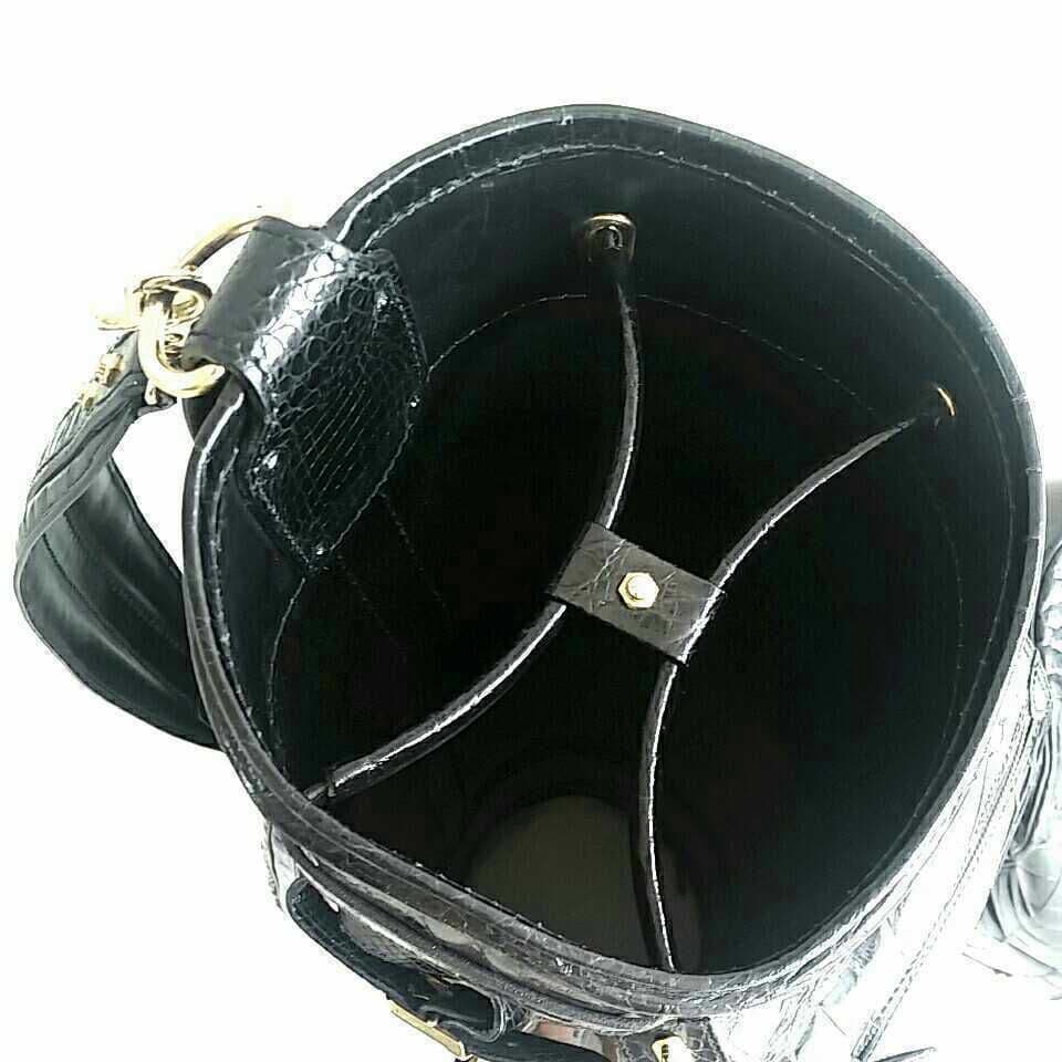 最高級 日本製 総 クロコダイル 革 キャディバッグ ゴルフ バッグ