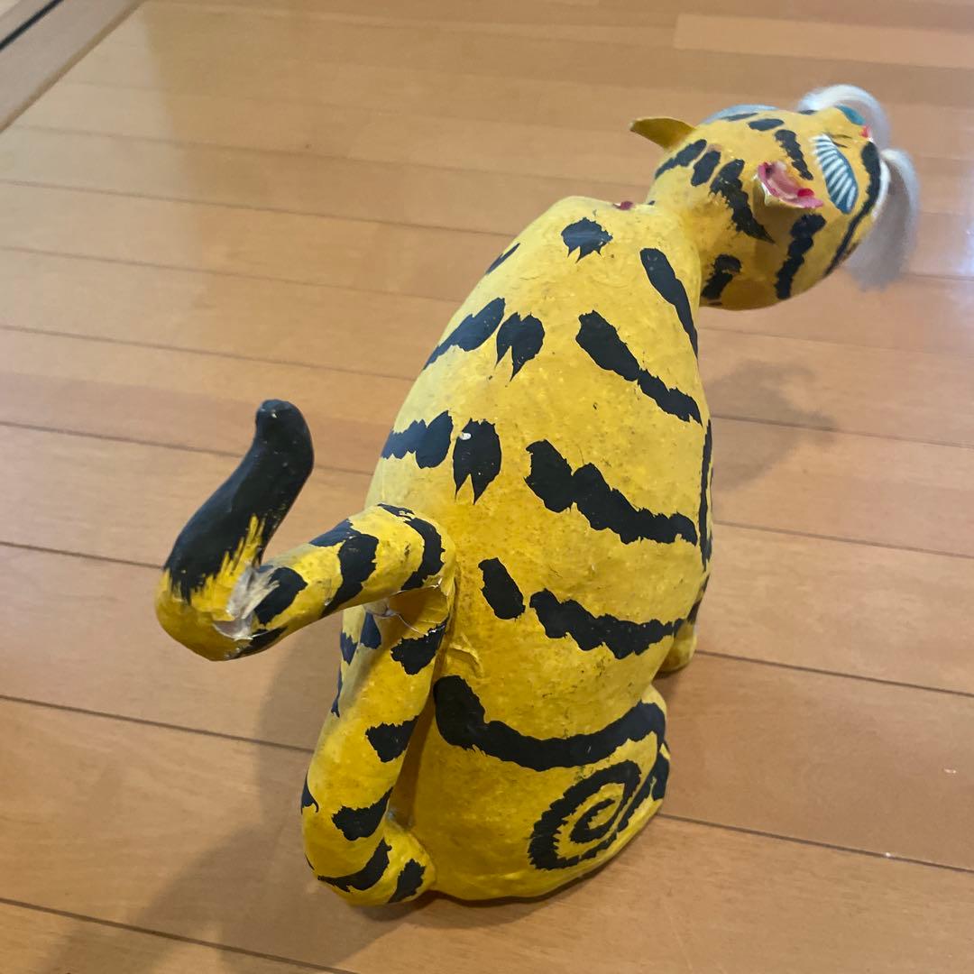 郷土玩具　久ノ浜張子　虎　伝統工芸品